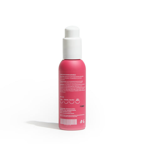 Retro della confezione del Lubrificante Vegano a Base d'Acqua al Profumo di Vaniglia 100ml di DAFNE