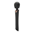 Massaggiatore wand Holly nero in silicone di Crushious