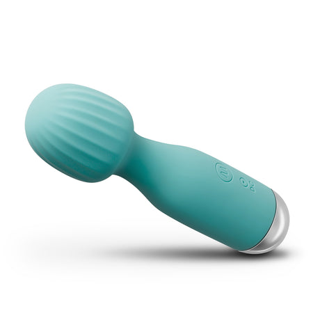 Dettaglio del Mini Massaggiatore Wanderlust Verde Menta di CRUSHIOUS