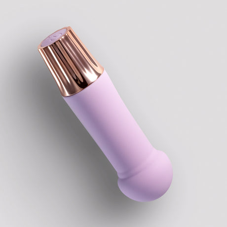 Dettaglio del Mini Vibratore Mellow Puff Lavanda di CRUSHIOUS