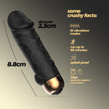 Mini vibratore bullet Weenie nero · infografica