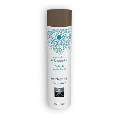 Olio per Massaggi Masculine Ambra ed Eucalipto 100ml di SHIATSU