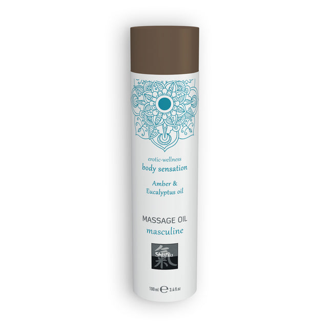 Olio per Massaggi Masculine Ambra ed Eucalipto 100ml di SHIATSU