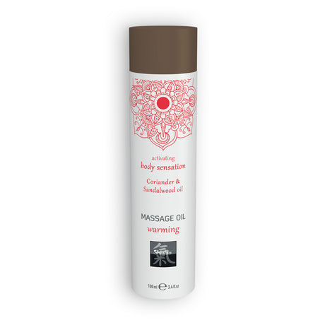 Olio da Massaggi Riscaldante Coriandolo e Sandalo 100ml di SHIATSU
