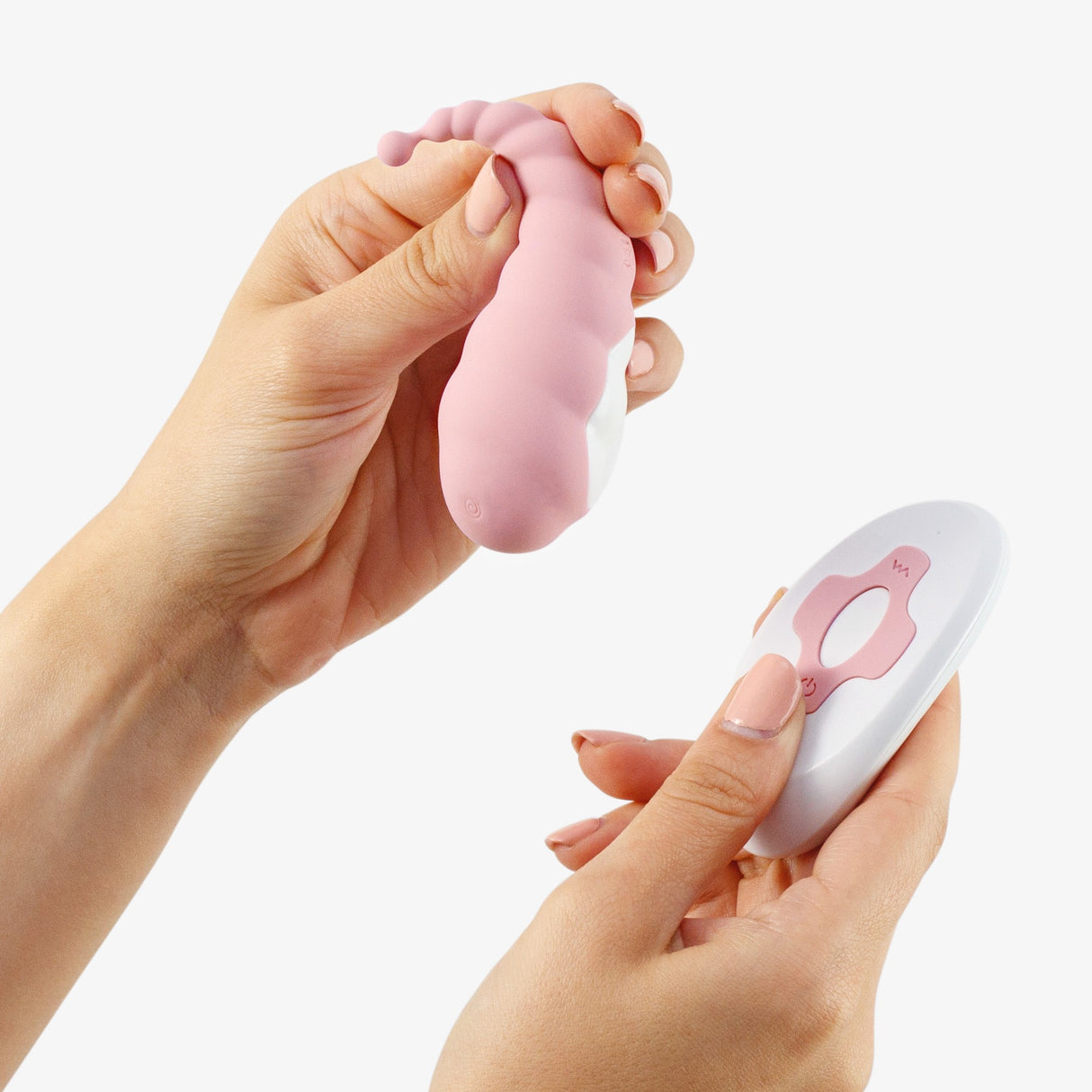 Controller dell'Ovetto Vibrante Cocoon Rosa con Telecomando di CRUSHIOUS