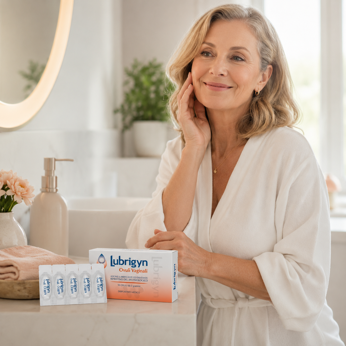 Ovuli vaginali ad azione lubrificante ed idratante di Lubrigyn 