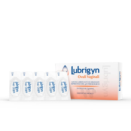 Ovuli vaginali ad azione lubrificante ed idratante di Lubrigyn 