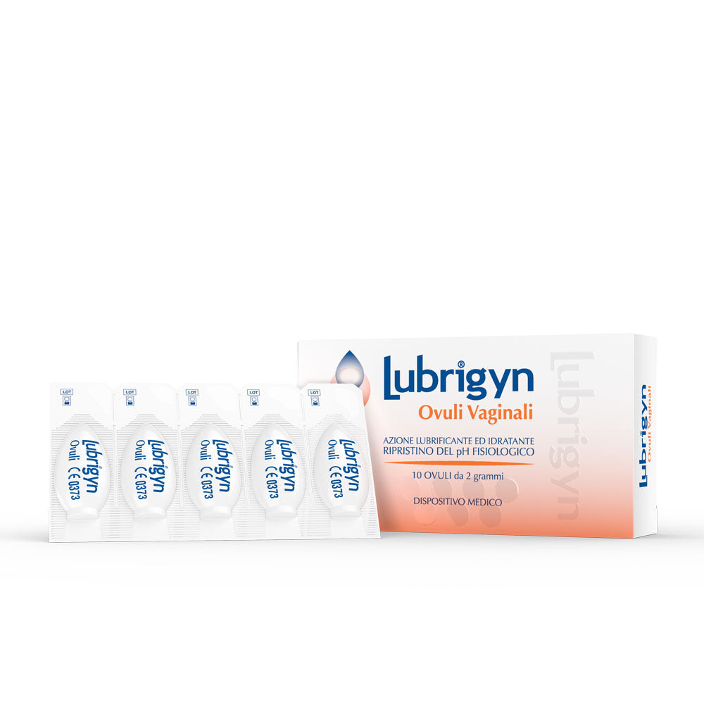 Ovuli vaginali lenitivi con acido ialuronico di Lubrigyn 