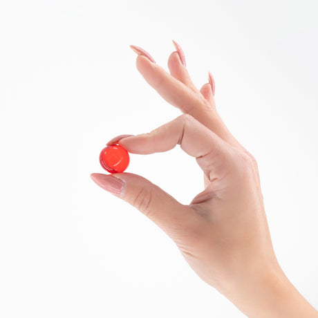 Dimensioni Palline Lubrificanti Effetto Caldo Freddo 3x3g di CRUSHIOUS 