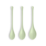 Sezione delle palline vaginali Yoni Power 2 verdi per esercizi di Kegel di Satisfyer