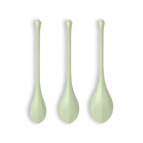 Sezione delle palline vaginali Yoni Power 2 verdi per esercizi di Kegel di Satisfyer