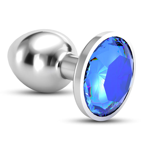 Gioiello del Plug Anale Bijou Gioiello Blu Grande di CRUSHIOUS