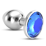 Gioiello del Plug Anale Bijou Gioiello Blu Piccolo di CRUSHIOUS