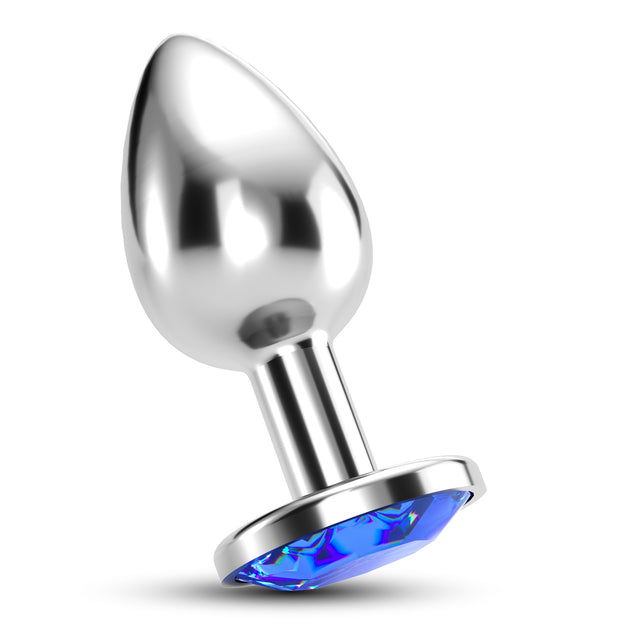 Plug Anale Bijou Gioiello Blu Piccolo di CRUSHIOUS
