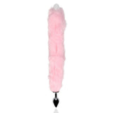 Plug anale con coda effetto volpe luminosa OUCH! con LED integrati e base in metallo