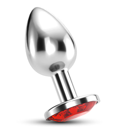Plug Anale Medio Bijou Gioiello Rosso di CRUSHIOUS