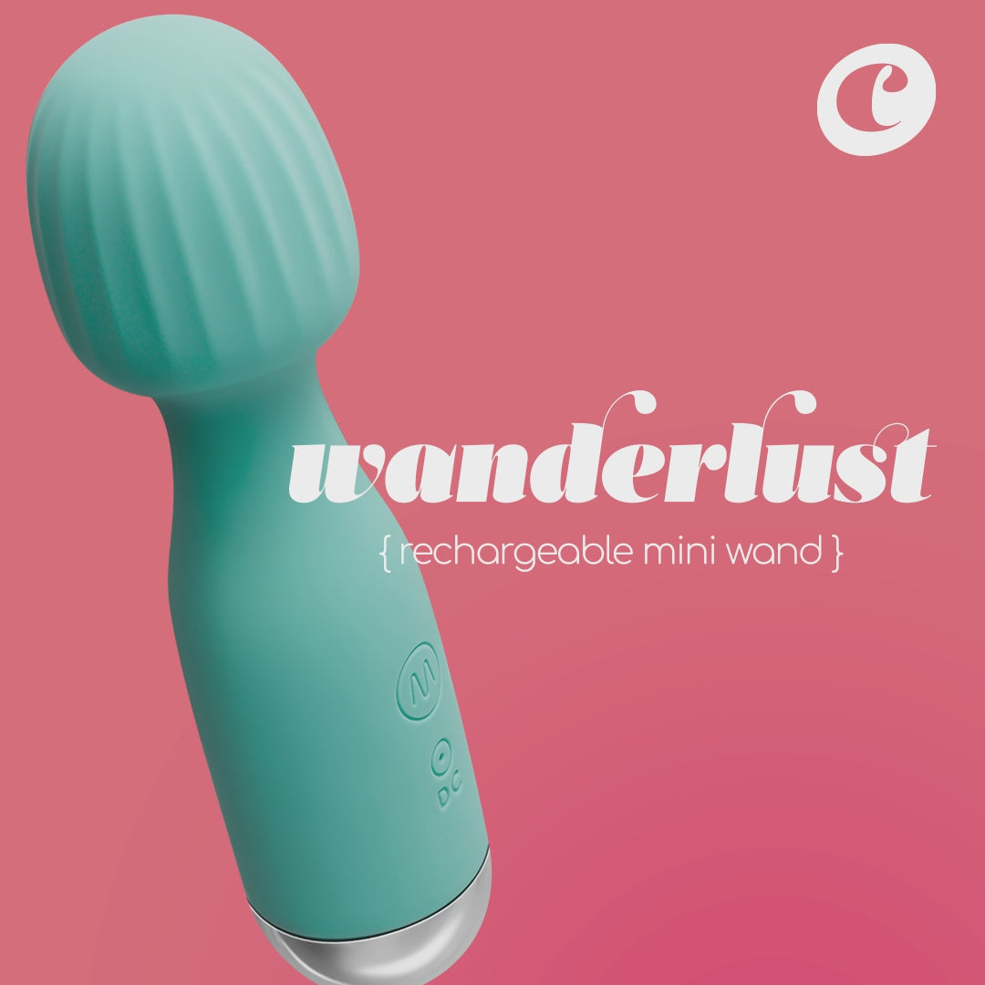 Video Mini vibratore wand Wanderlust verde menta