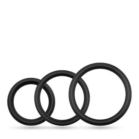Set di Anelli per il Pene in Silicone Bandoleros (3 Anelli) di CRUSHIOUS