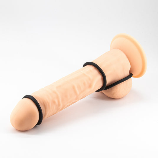 Applicazione del Set di Anelli per il Pene in Silicone Daltons (4 anelli) di CRUSHIOUS