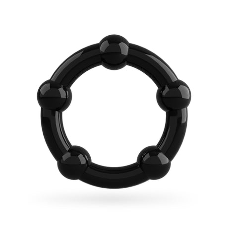 Anello Grande del Set di Anelli per il Pene Triple Bead Neri (3 anelli) di CRUSHIOUS