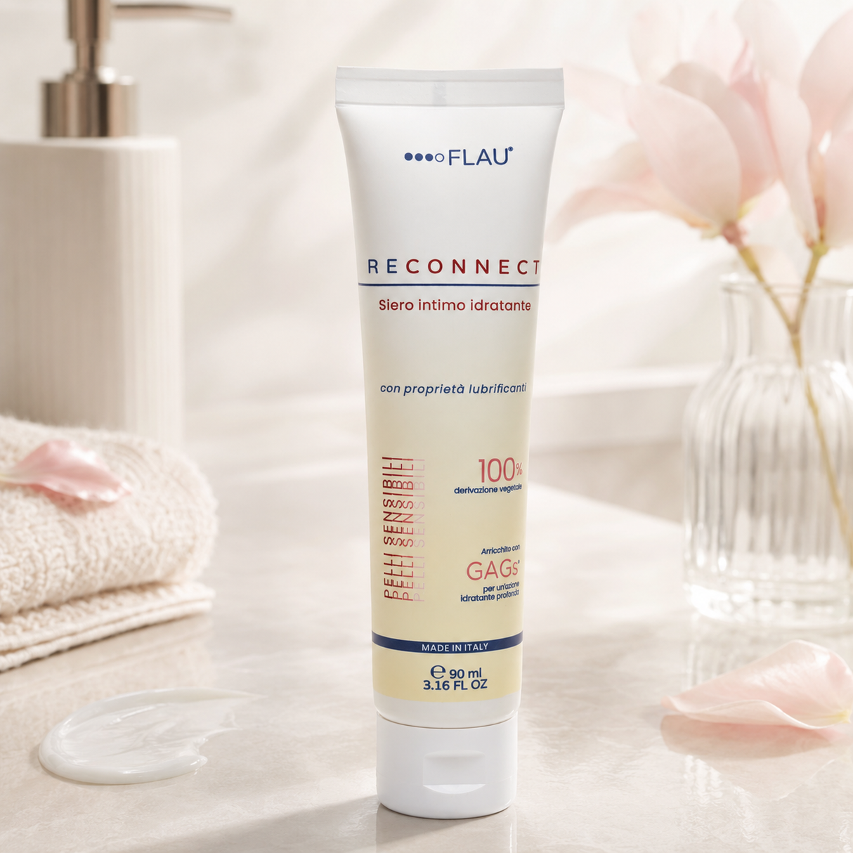 Siero Intimo Idratante Reconnect 90ml FLAU per secchezza e benessere intimo
