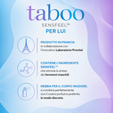 Infografica Spray ai Feromoni Taboo Sensfeel Per Lui 15ml by RUF