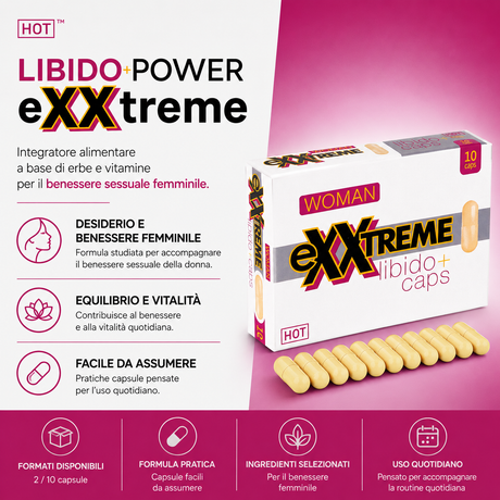 Infografica Stimolante Femminile Exxtreme Libido di HOT