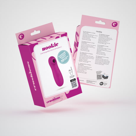 Confezione dello Stimolatore Clitorideo Nookie di CRUSHIOUS