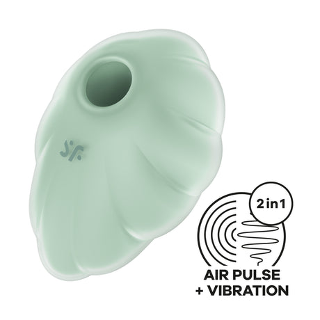 Dettaglio del Succhia Clitoride Cloud Dancer Menta di SATISFYER