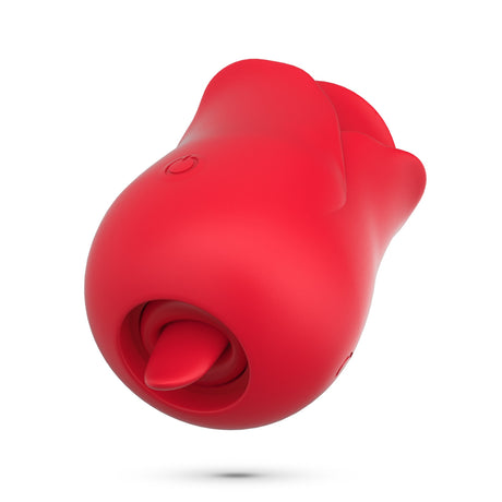 Succhia clitoride a forma di rosa con lingua Rosita · vista della lingua