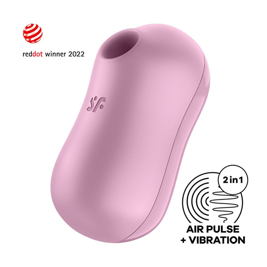 Dettaglio del Succhia Clitoride Cotton Candy Viola di SATISFYER