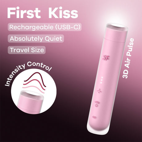 Plus del succhia clitoride First Kiss Satisfyer