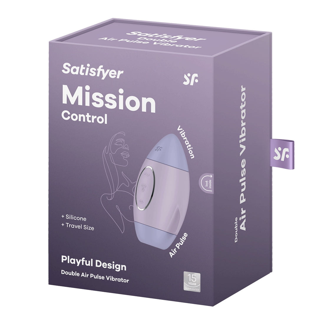 Succhia clitoride Satisfyer Mission Control · confezione