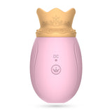 Dettaglio retro del Succhia Clitoride Monarch Rosa di CRUSHIOUS