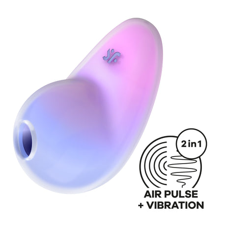 Dettaglio del Succhia Clitoride Pixie Dust Lilla-Rosa di SATISFYER
