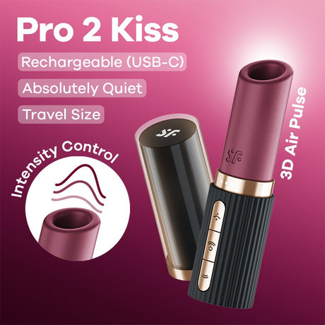 Plus del succhia clitoride Pro 2 Kiss Satisfyer