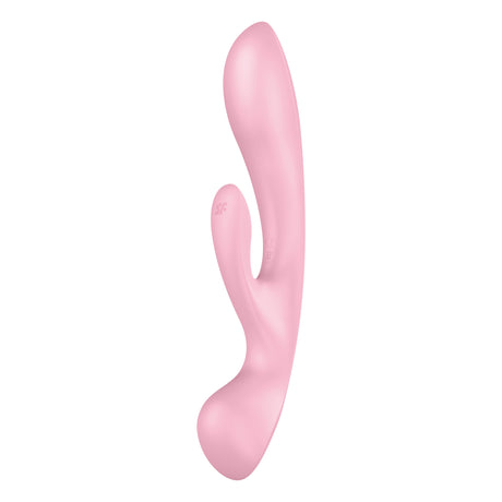 Vibratore 2 in 1 Wand+Rabbit Triple Oh Rosa di SATISFYER