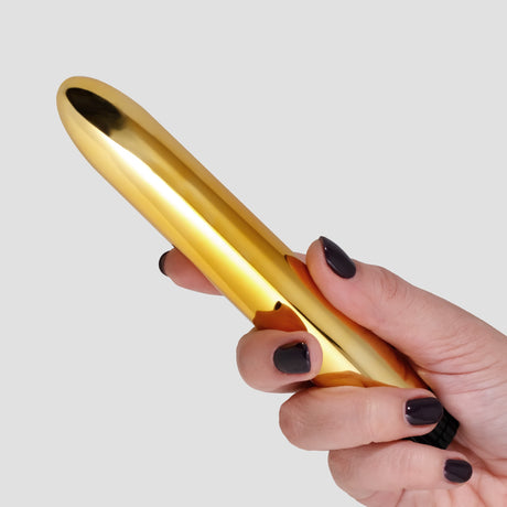 Dettaglio del Vibratore Classic Vibe Oro di CRUSHIOUS 