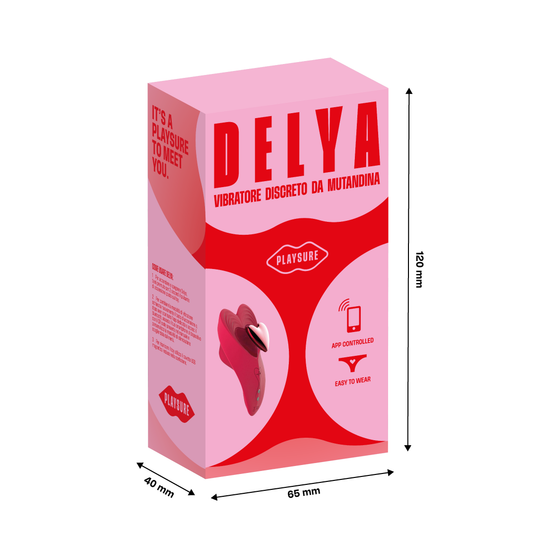 Confezione del Vibratore da slip Delya Bluetooth con app di Playsure