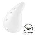 Vibratore Dew Drop Bianco di SATISFYER