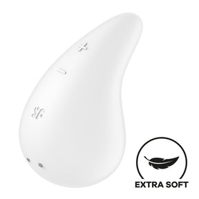 Vibratore Dew Drop Bianco di SATISFYER