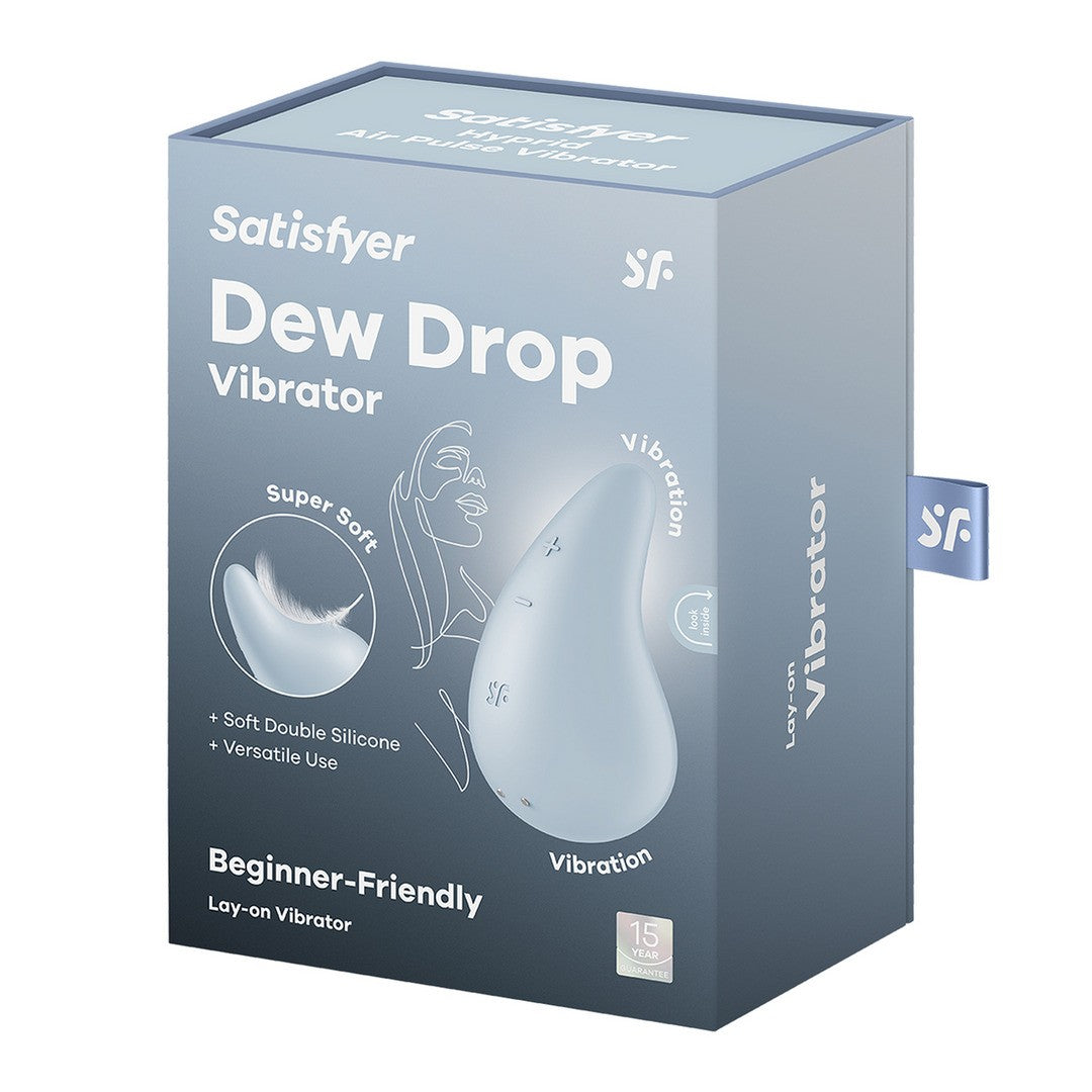 Vibratore da appoggio Satisfyer Dew Drop · confezione