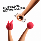Vibratore doppio Jagger · punte