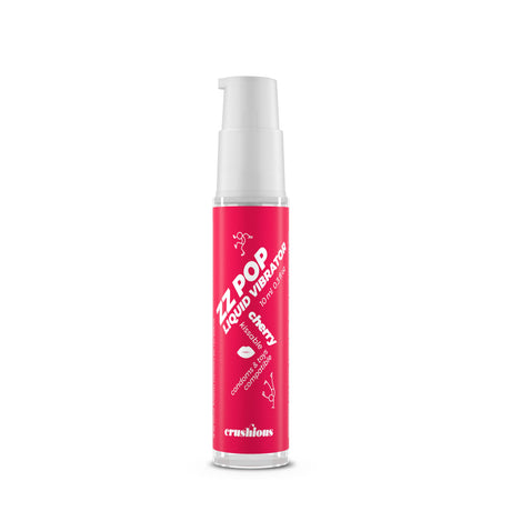 Vibratore Liquido ZZ POP Ciliegia 10ml di CRUSHIOUS