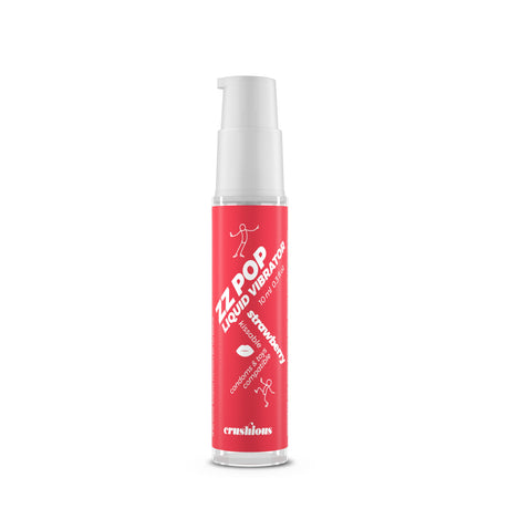 Vibratore Liquido ZZ POP Fragola 10ml di CRUSHIOUS