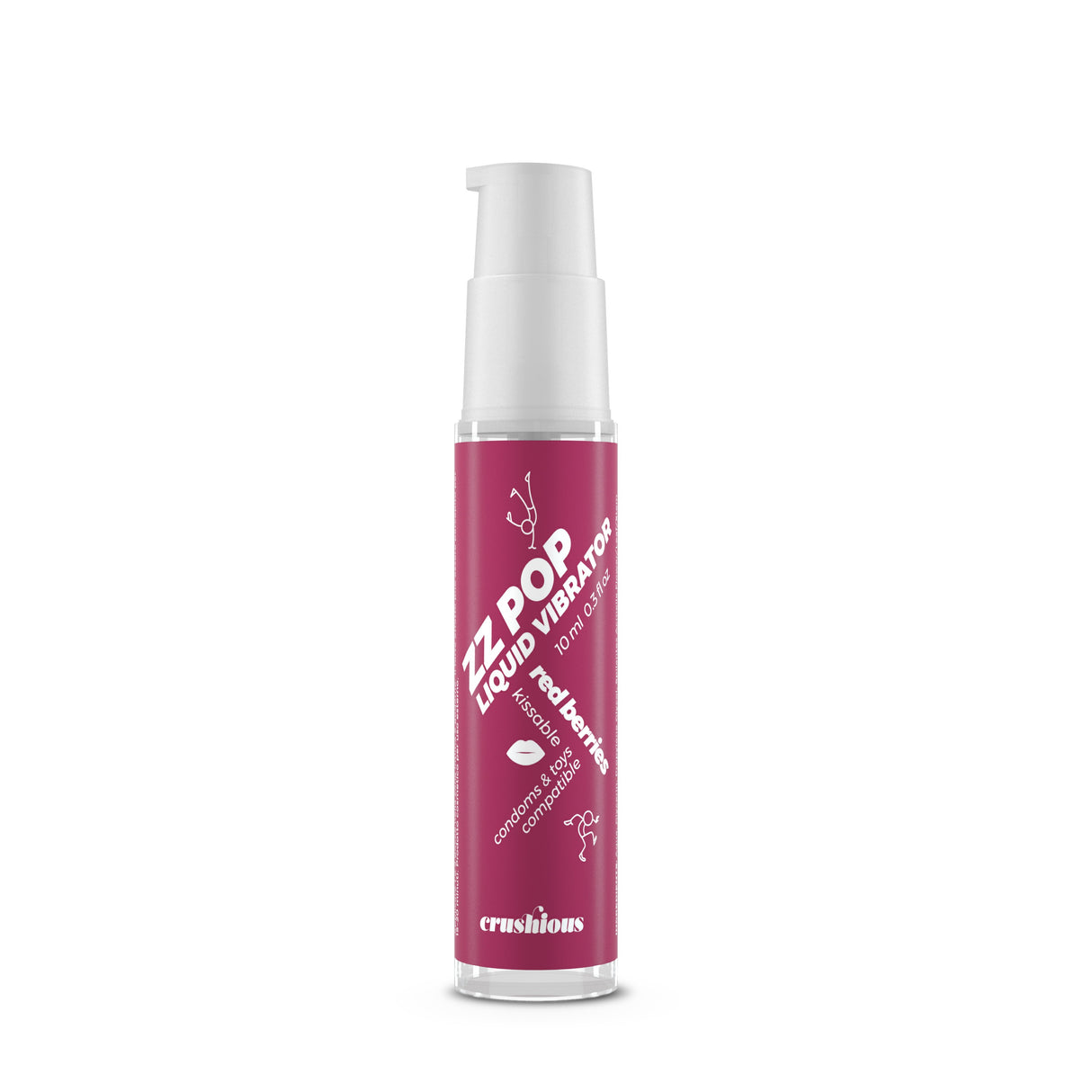 Vibratore Liquido ZZ POP Frutti Rossi 10ml di CRUSHIOUS