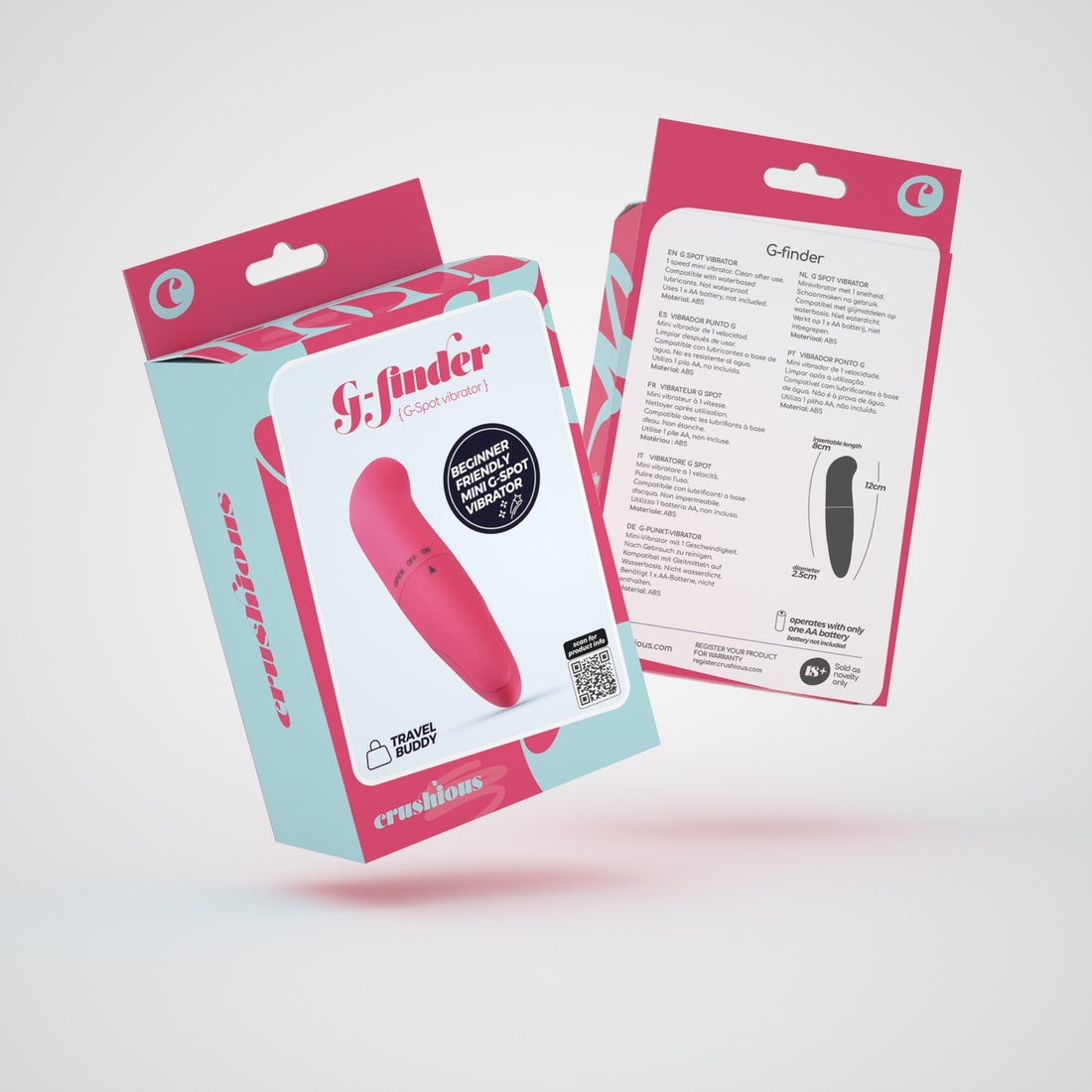 Vibratore punto G Mini G-Finder · confezione