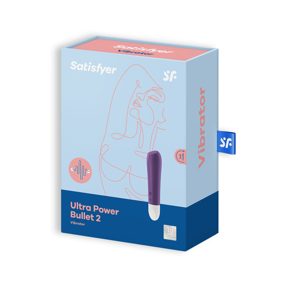 Vibratore bullet Satisfyer Ultra Power Bullet 2 viola · confezione